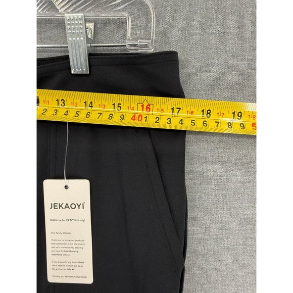 JEKAOYI Casual High Waist Yoga Flare Leg Pants Stretchy Womans 2XL 27" NWT - Picture 5 of 8